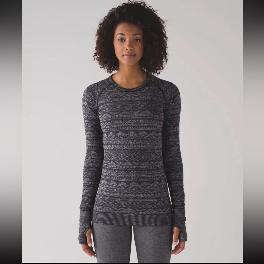 Lululemon Restless Pullover Heather Gray 8